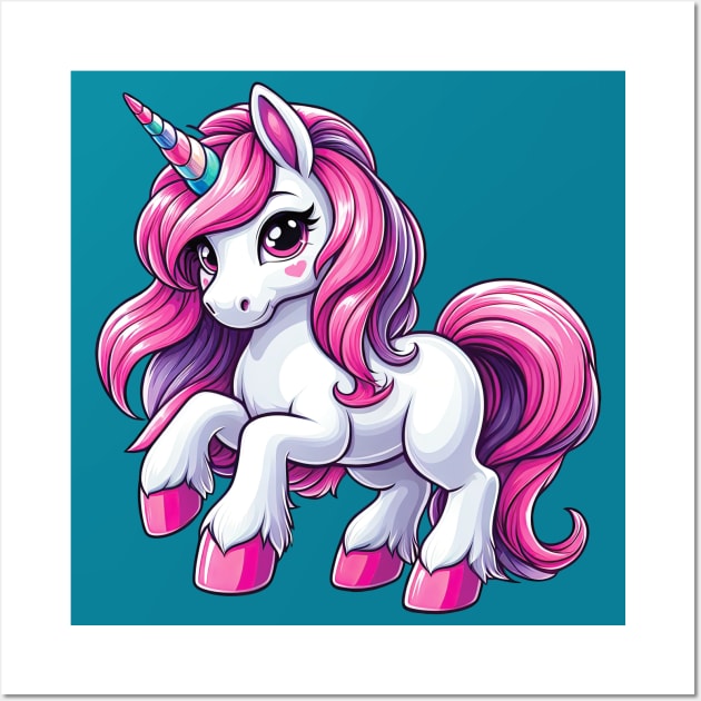 Unicorn S01 D68 Wall Art by Houerd